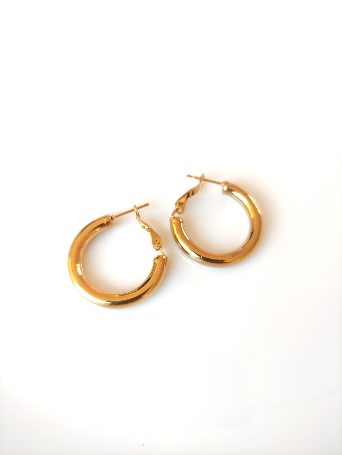 Ατσάλινοι κρίκοι σε χρώμα χρυσό SSE26