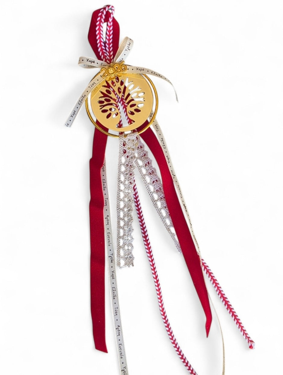 Χειροποίητο γούρι κρεμαστό το δέντρο της ζωής SSG41