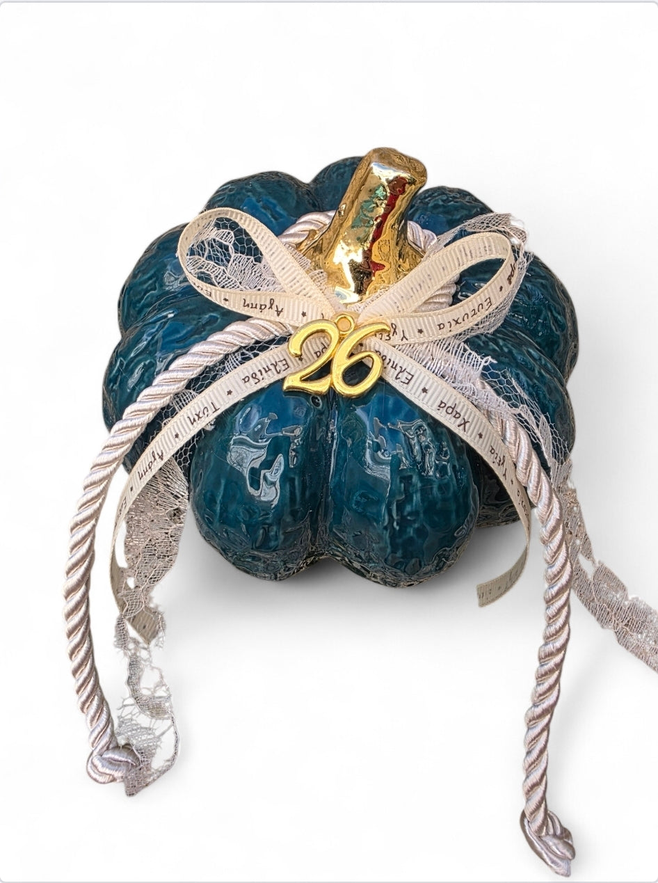 Χειροποίητο γούρι κολοκύθα SSG04