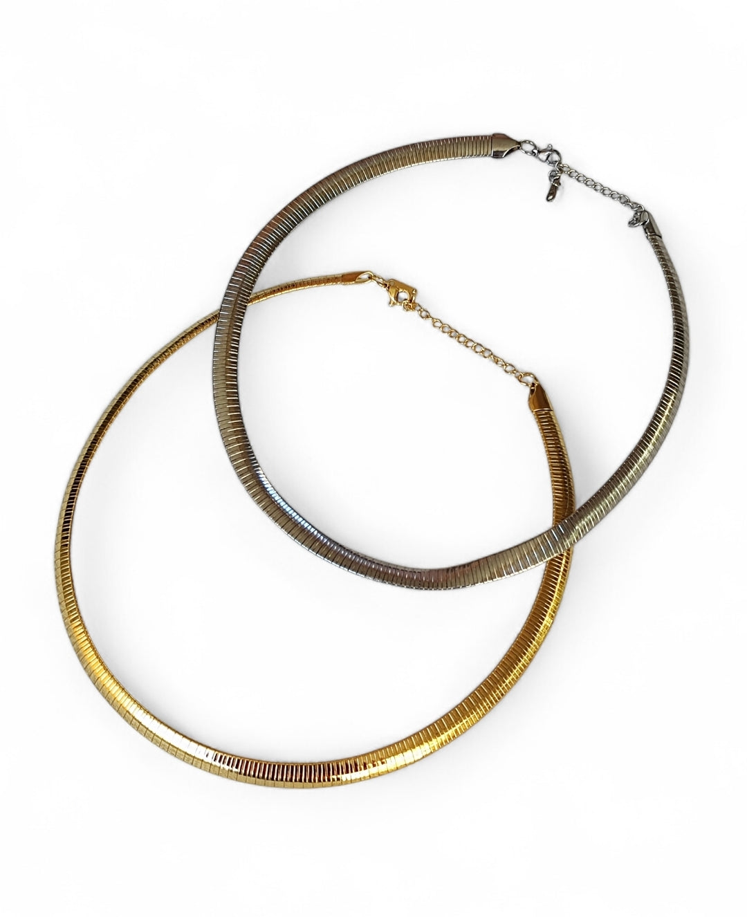 Κολιέ λεπτό από ανοξείδωτο ατσάλι σε χρώμα ασημί SSN83ss