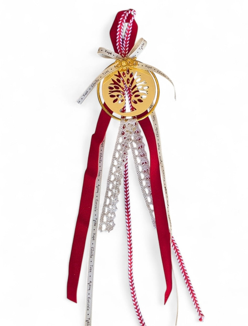 Χειροποίητο γούρι κρεμαστό το δέντρο της ζωής SSG41