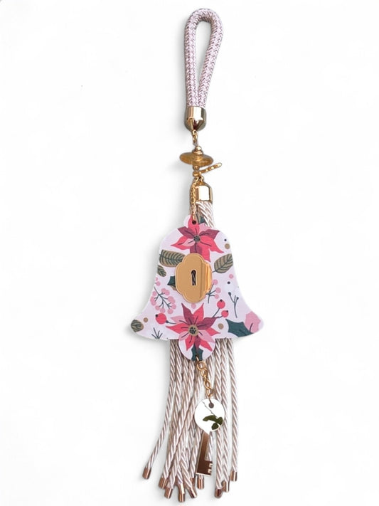 Χειροποίητο κρεμαστό γούρι καμπάνα με κλειδί SSG98k