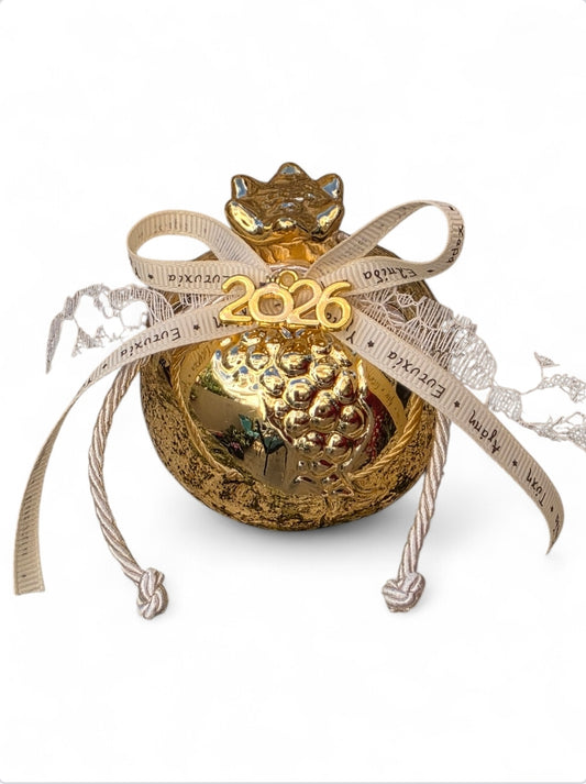 Χειροποίητο γούρι χρυσό SSG02