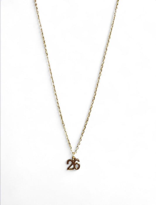 Γούρι κολιέ από ανοξείδωτο ατσάλι σε χρώμα χρυσό SSN71g