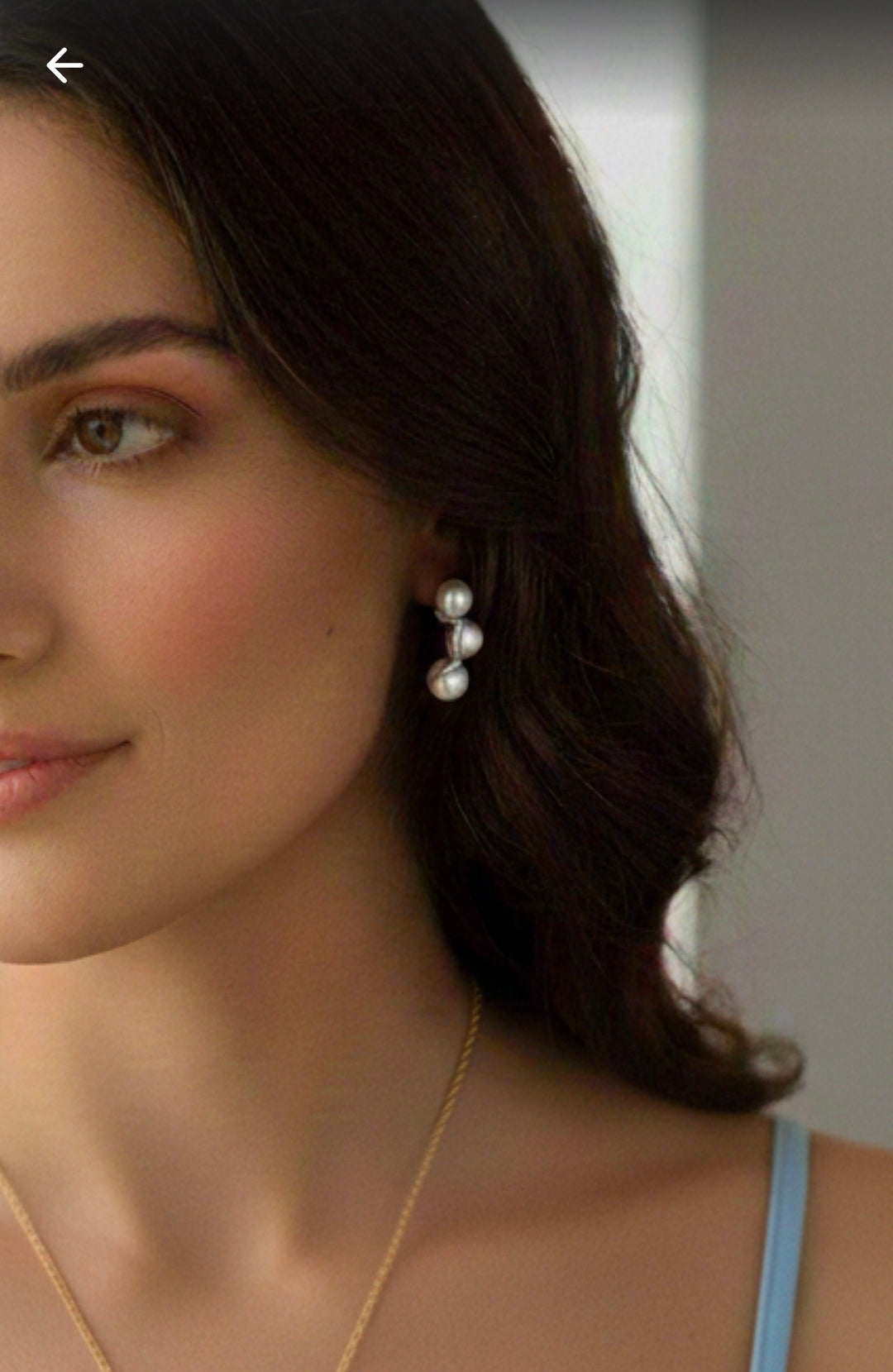 Σκουλαρίκια με πέρλες από ανοξείδωτο ατσάλι σε ασημί χρώμα SSE053