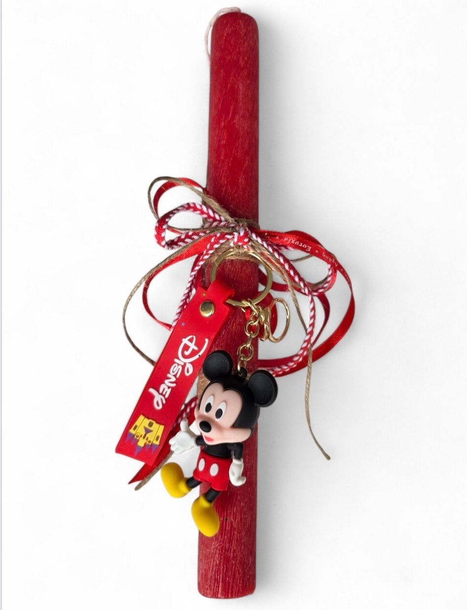 Χειροποίητη αρωματική λαμπάδα Mickey Mouse SSL65