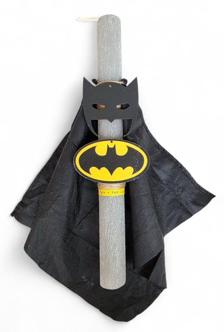 Χειροποίητη αρωματική λαμπάδα Batman SSL165