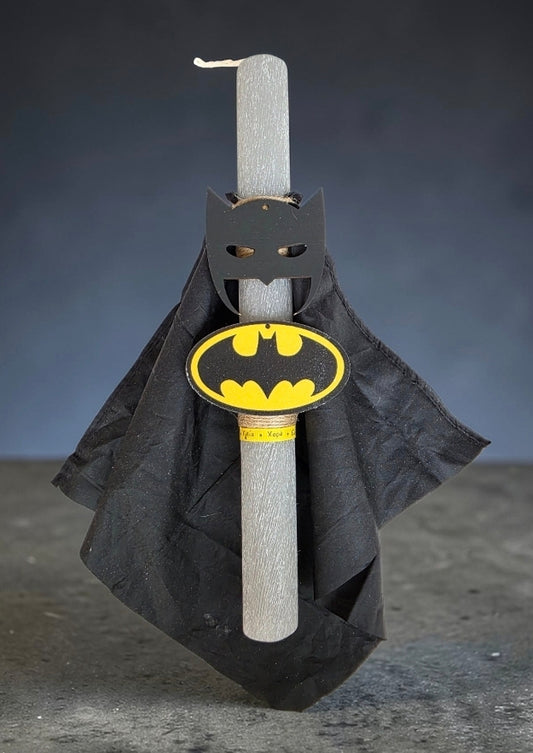 Χειροποίητη αρωματική λαμπάδα Batman SSL165