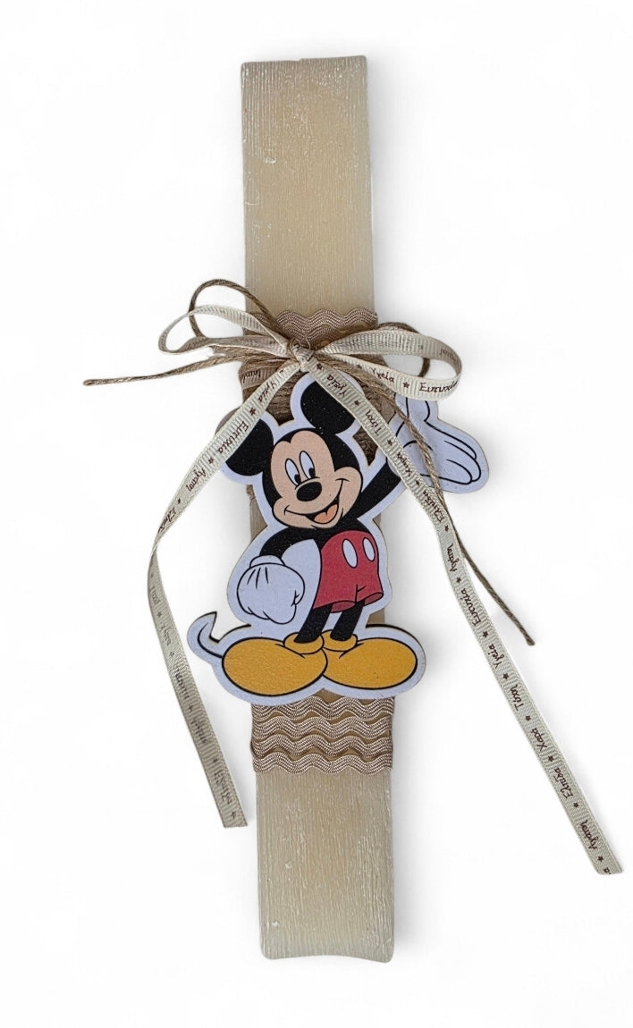 Χειροποίητη αρωματική λαμπάδα Mickey SSL169mk