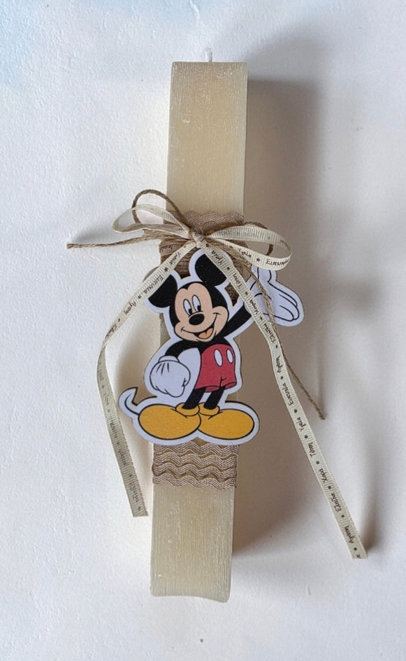 Χειροποίητη αρωματική λαμπάδα Mickey SSL169mk