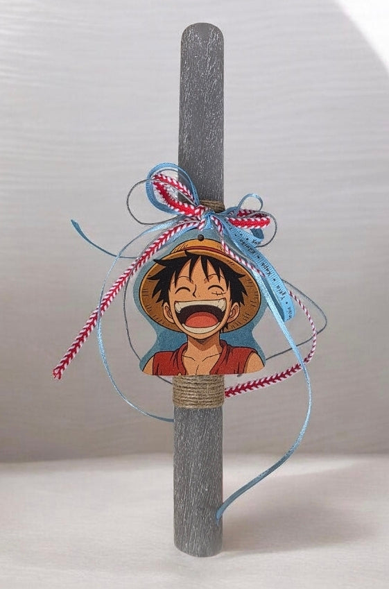 Χειροποίητη αρωματική λαμπάδα Luffy SSL188