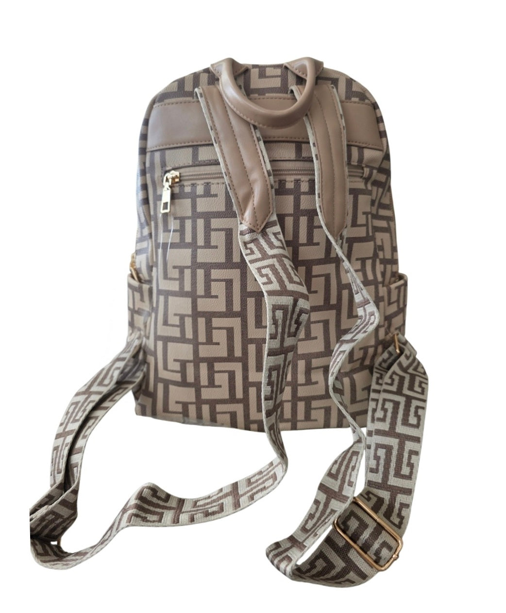 Γυναικεία τσάντα back pack σε χρώμα μπεζ SSB24be
