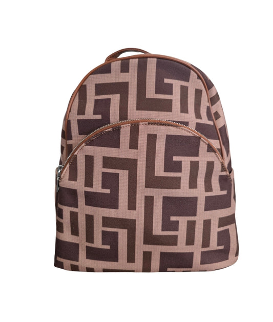 Γυναικεία τσάντα back pack σε χρώμα καφέ SSB39